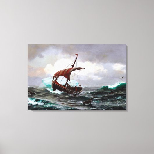 Toile Été sur la côte du Groenland Année 1000 (Recto)