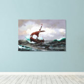 Toile Été sur la côte du Groenland Année 1000 (Insitu (Plancher de Bois))