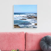 Toile Etendue Impression - Océan - Retour sans fin (Insitu(Salon))