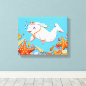 Toile Étendue Imprimer Trésors De La Mer (Insitu (Plancher de Bois))