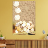 Toile Étendue Imprimez Plage Cascade Sable (Insitu(Salon))