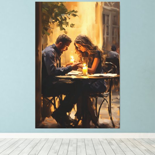 Toile Eternal Embrace" (Insitu (Plancher de Bois))