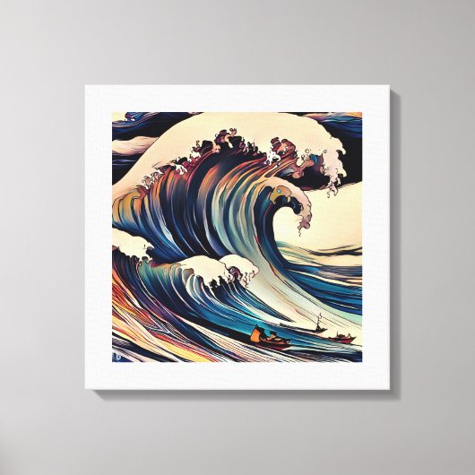 Toile Eternal Surge : La Grande Vague (Recto)