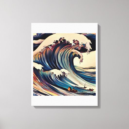 Toile Eternal Surge : La Grande Vague (Recto)
