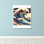 Toile Eternal Surge : La Grande Vague (Insitu (Plancher de Bois))