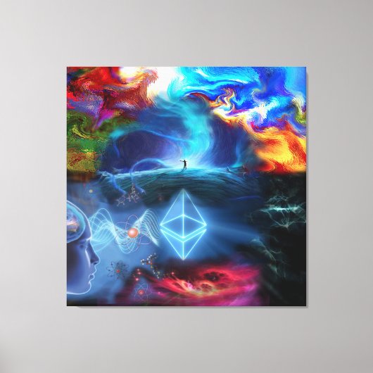Toile Ether Power Art Imprimer (Recto)