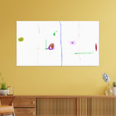 Toile Ethereal Connections Minimalist Pastel Abstract A (Insitu(Salon))