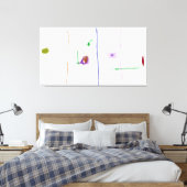 Toile Ethereal Connections Minimalist Pastel Abstract A (Insitu(Chambre))