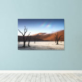Toile Ethereal Deadvlei Namibia - Hyper-Realistic Desert (Insitu (Plancher de Bois))