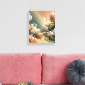 Toile Ethereal Nebula Layers Surreal Abstract Art Design (Insitu(Salon))