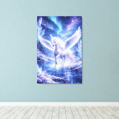 Toile Ethereal Winged Unicorn of Light  | ManJiangHong F (Insitu (Plancher de Bois))
