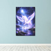 Toile Ethereal Winged Unicorn of Light  | ManJiangHong F (Insitu (Plancher de Bois))