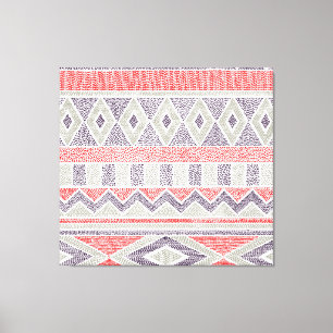 Toile Ethnic Striped Tribal : Vintage artisanal