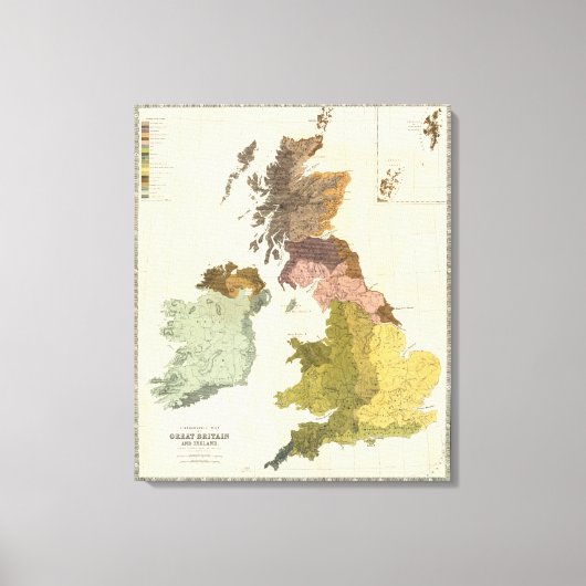 Toile Ethnographique, Gt Brit, Irlande (Recto)