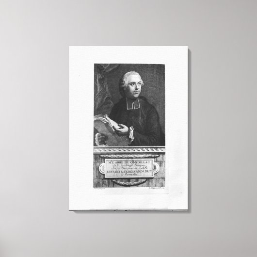 Toile Etienne Bonnot de Condillac (Recto)