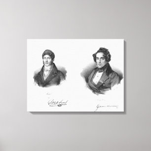 Toile Etienne Mehul et Giacomo Meyerbeer