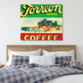 Toile Étiquette café Torreon (Insitu(Chambre))