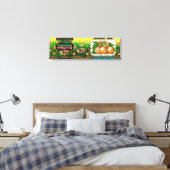 Toile Étiquette de cerisier miel (Insitu(Chambre))