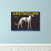 Toile Étiquette de citron vertSan Dimas, CA (Insitu (Plancher de Bois))