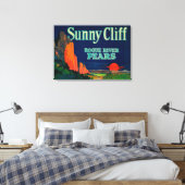 Toile Étiquette de fréquence solaire de la falaise Medfo (Insitu(Chambre))