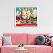 Toile Étiquette de la marque Athlete Citrus (Insitu(Salon))