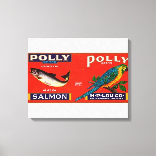 Toile Étiquette de la marque Polly - Alaska (Recto)