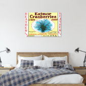 Toile Étiquette de marque Heather Eatmor Cranberries (Insitu(Chambre))