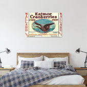 Toile Étiquette de marque Mallard Eatmor Cranberries (Insitu(Chambre))