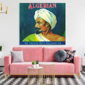 Toile Étiquette orange algérien (Insitu(Salon))