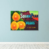 Toile Étiquette Provo, UT (Insitu (Plancher de Bois))