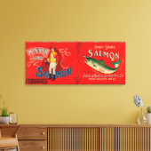 Toile Étiquette Saumon de marque Winner (Insitu(Salon))