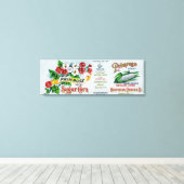 Toile ÉtiquetteHoopeston, IL (Insitu (Plancher de Bois))