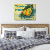 Toile ÉtiquetteToppenish de Yakima Pears, WA (Insitu(Chambre))