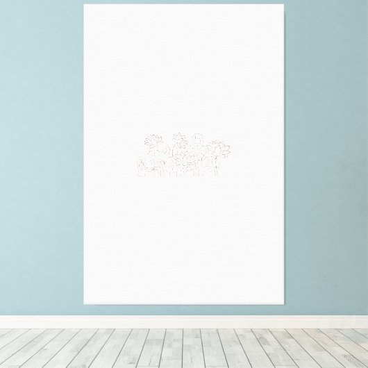 Toile étirée (Insitu (Plancher de Bois))