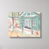 Toile étirée "Aquarelle Sketch/Crystal Cove (Recto)