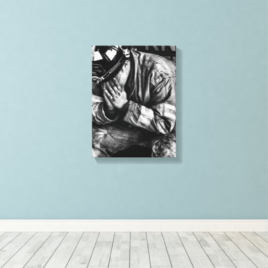 Toile étirée Courage (Insitu (Plancher de Bois))