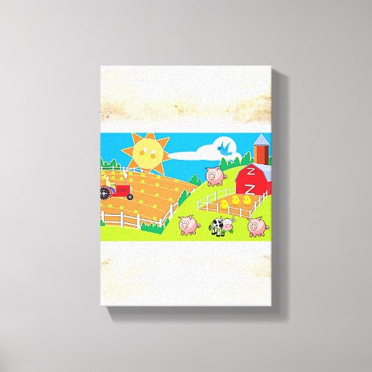 Toile étirée Fête des pères d'impression (Recto)