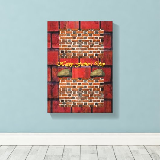 Toile étirée Fête des pères d'impression (Insitu (Plancher de Bois))