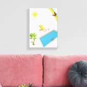 Toile étirée Fête des pères d'impression (Insitu(Salon))