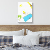 Toile étirée Fête des pères d'impression (Insitu(Chambre))