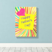 Toile étirée Fête des pères d'impression (Insitu (Plancher de Bois))