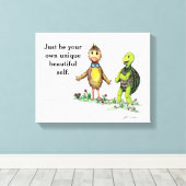 Toile étirée Impression de canards et de tortues a (Insitu (Plancher de Bois))