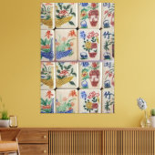 Toile étirée Impression Mahjong (Insitu(Salon))