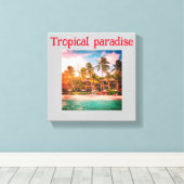 Toile étirée Imprimé (Insitu (Plancher de Bois))