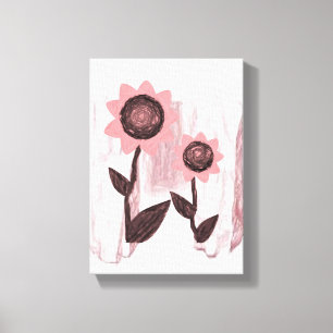 Toile étirée Imprimer Fête des Mères Floral