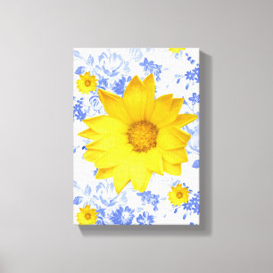 Toile étirée Imprimer Fête des Mères Floral