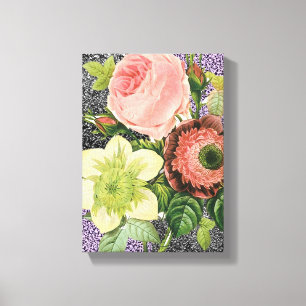 Toile étirée Imprimer Fête des Mères Floral