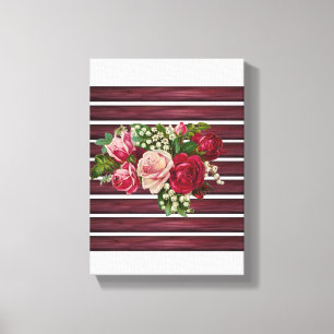 Toile étirée Imprimer Fête des Mères Floral