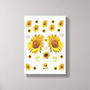 Toile étirée Imprimer Fête des Mères Floral