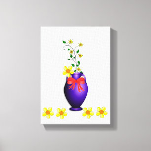 Toile étirée Imprimer Fête des Mères Floral